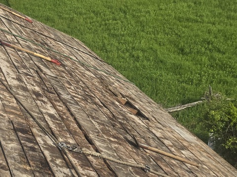 Roof underlayment and shingles near ridge installation by 905 Roofing Inc. in Durham Region and the GTA